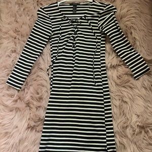 Striped Tied Dress